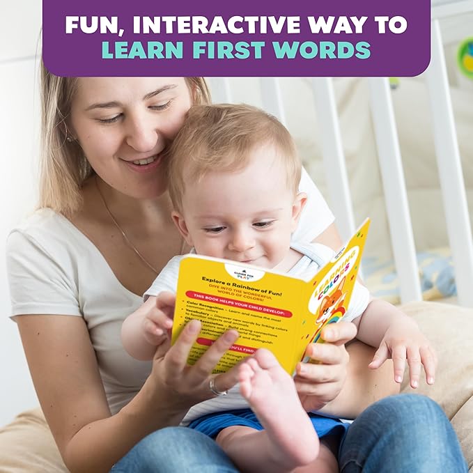 Smart Toddler Box for Kids Ages 1-3 – 8-Piece Learning Toy with Interactive Activity Books & Flashcards – Pre-K Speech Therapy, Vocabulary & Language Activities for 1, 2, 3 Year Olds
