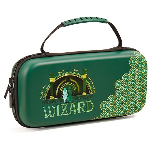 Numskull Wicked Hard Shell Travel Case for Nintendo Switch and OLED Model Console - Fits 10 Games and Switch Accessories