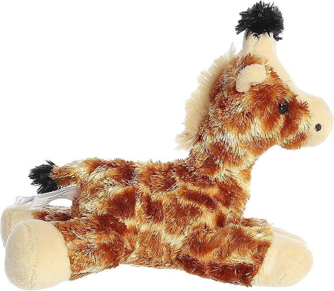 Aurora® Adorable Mini Flopsie™ Gigi™ Stuffed Animal - Mini Companions Ready for Playful Adventures - for Kids All Ages, Toddlers, Adults, and Families - Brown 8 Inches