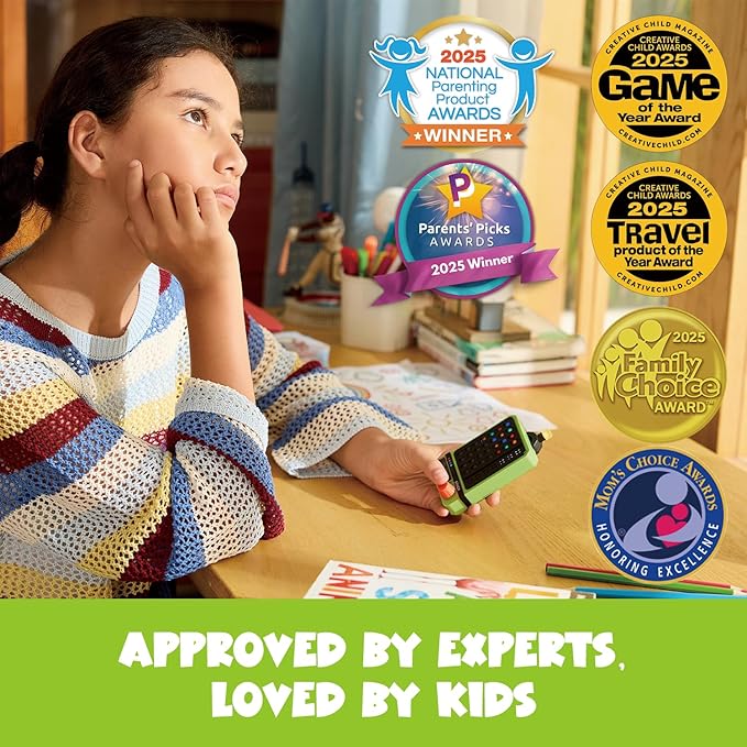 GiiKER Super Decoder, 600-Level Code-Breaking Puzzle Game for 1-2 Players, Handheld Games for Kids and Adults, Birthday Gift for Boys and Girls, Travel Games for Road Trip