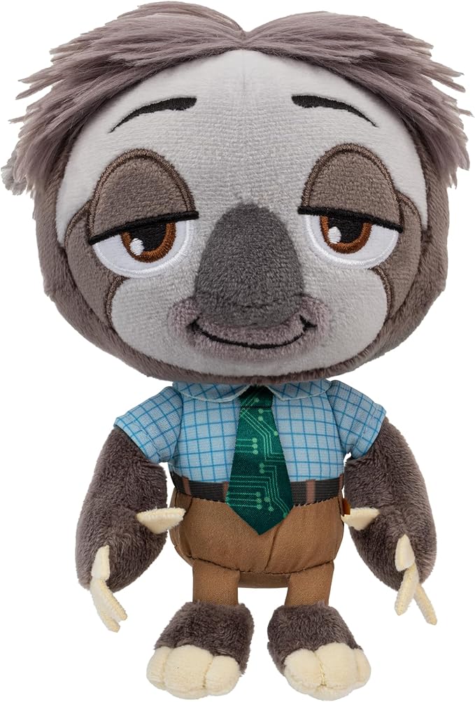 Disney’s Zootopia 2 8” Plush Flash - Stuffed Animal Movie Toys for Kids and Collectors - Suitable for Ages 3+