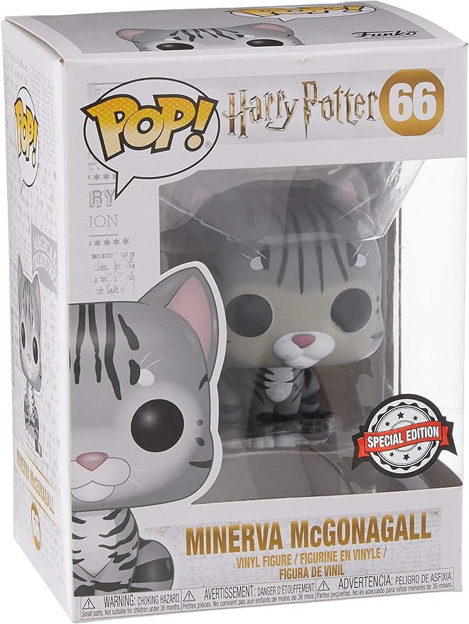 Funko Pop Movies: Harry Potter - Minerva McGonagall as Cat Collectible Figure, Multicolor