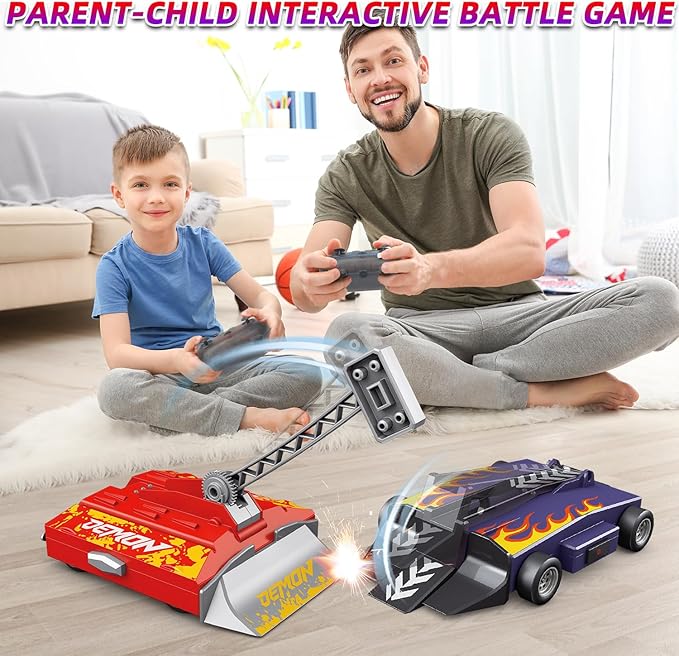 Remote Control Battle Robots, RC Fighting Robots Toys for Kids - 2.4Ghz Fighting Robot Game Set Toys for Kids, Battle Bots with Arena, Combat Robot STEM Toys Gifts for Boys Age 5 & Up