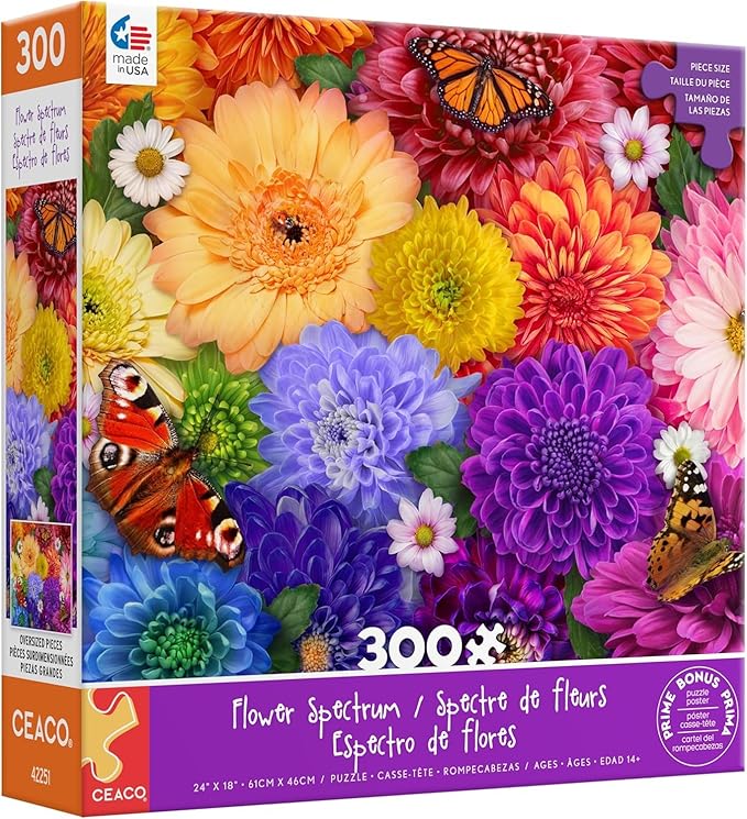 Ceaco Flower Spectrum 300 PC Puzzle