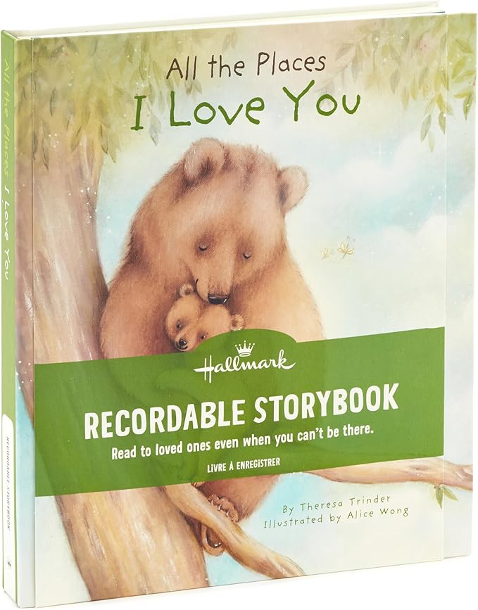 Hallmark Recordable Book with Music for Children (All The Places I Love You) Easter Basket Stuffers