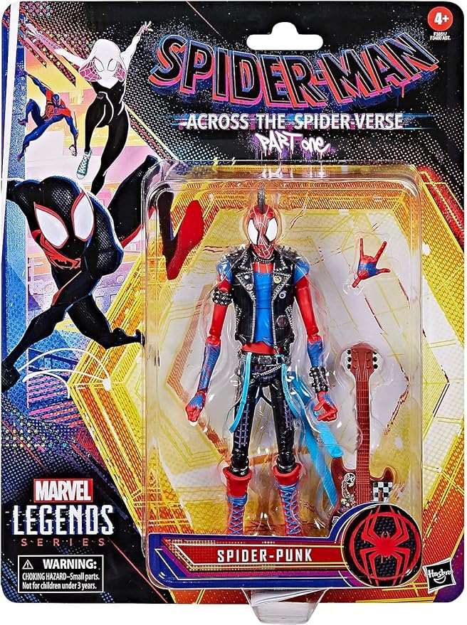 Hasbro Spider-Man: Across the Spider-Verse Marvel Legends 6-inch Action Figure Spider Punk Hobby Brown 2023 MCU Movie Anime [Parallel Import Goods]
