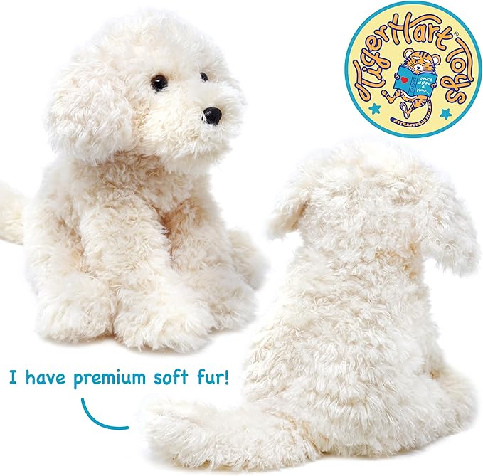 Luka The Labradoodle - 12 Inch Stuffed Animal Plush Poodle Dog
