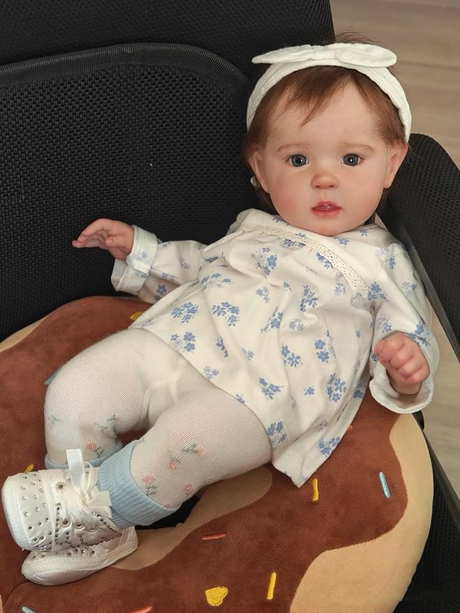 Lifelike Reborn Baby Dolls Girls 20 Inch Soft Body Realistic Handmade Real Life Baby Dolls That Look Real Newborn Girl Baby Doll with Clothes Accessories Toy Xmas Birthday Gifts for Kids