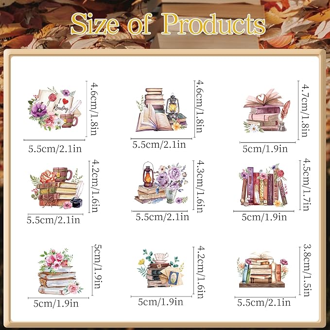 Book Themed Party Decorations - 36PCS Book Club Cupcake Toppers Birthday Decoration I Love Reading Cupcake Picks Decor Supplies for Library