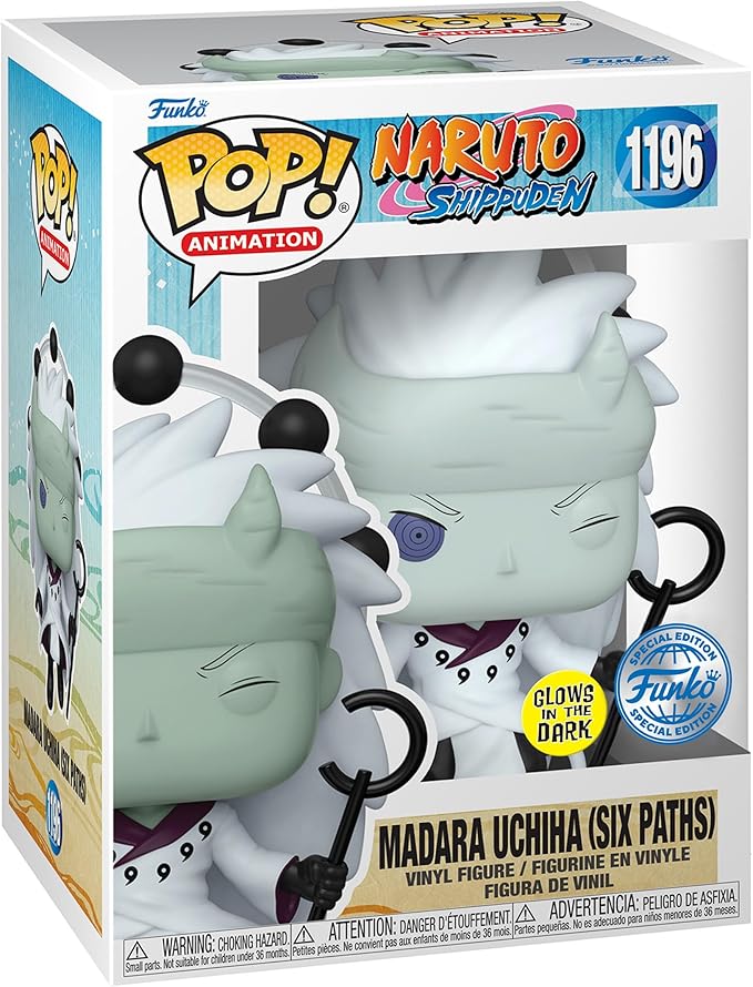 Funko Pop! Animation: Naruto Shippuden - Madara Uchiha, Six Paths Special Edition Multicolor Exclusive Figure #1195