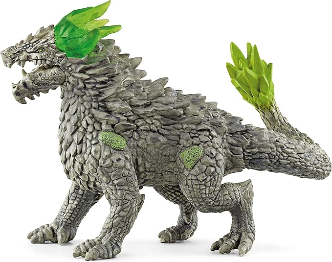 Schleich Eldrador Creatures - 7" Stone Dragon Figurine - Fun Fantasy Animal Figure for Imaginative Play for Boys and Girls - Durable Rock Beast Toy - Cool Monster Toys for Kids Ages 7+ | 70149