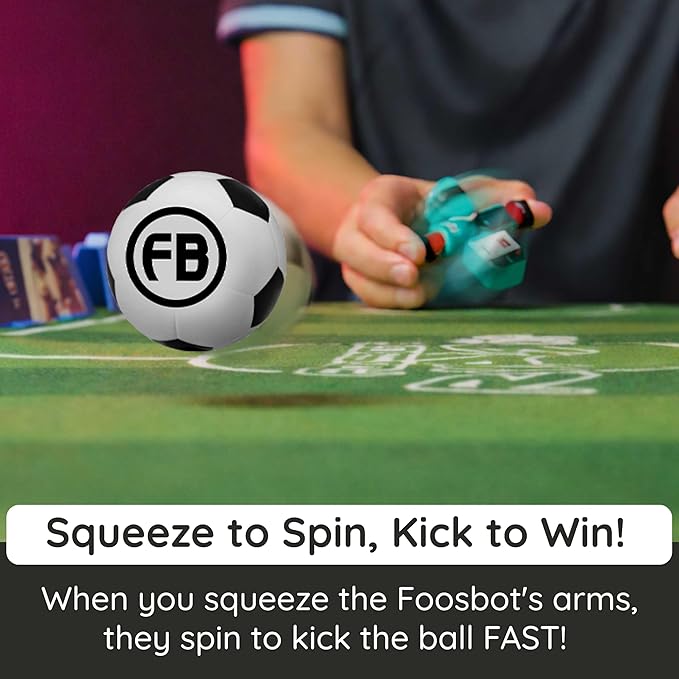 Foosbots Rivals, Single Player Germany, Games for Kids Toys, New Active Play Tabletop Trickshot Game for Ages 6 and Up