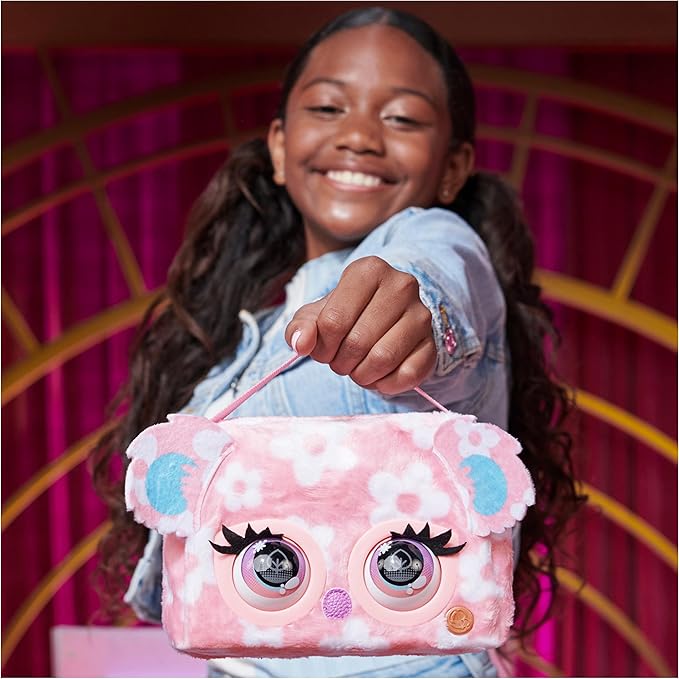 Purse Pets, Print Perfect Bamboo Boo Koala, Interactive Pet Toy and Handbag with Over 30 Sounds and Reactions, Kids’ Toys for Girls Ages 5 and up