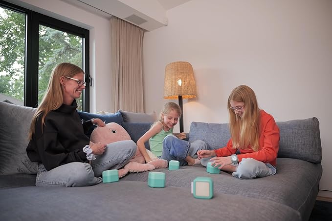 PlayCubes: Screen-Free Educational Console for Ages 5-8. Rechargeable Interactive System for Solo/Group Play. Develops Math, Logic, & Problem Solving Skills. Travel-Ready Screen Alternative.