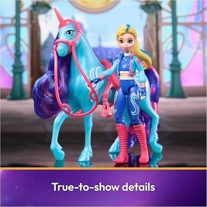 Unicorn Academy, Isabel & River with 2 Accessories & Hair Tool, Dolls & Unicorn Toys for Girls Ages 4 and up