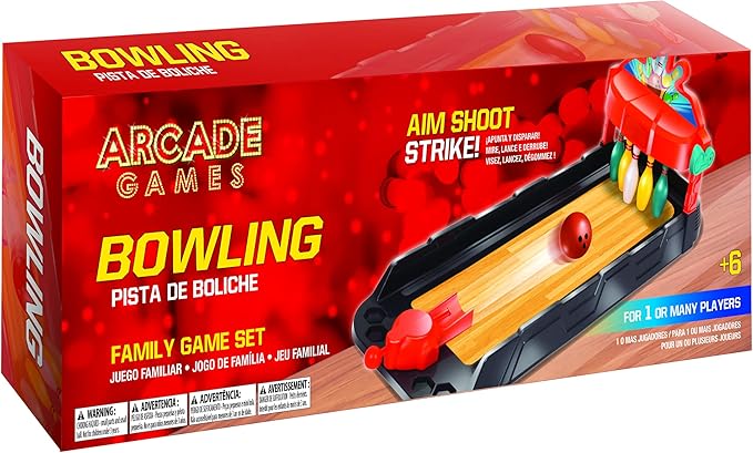 Maccabi Bowling Arcade Game for Kids, Family and Adults