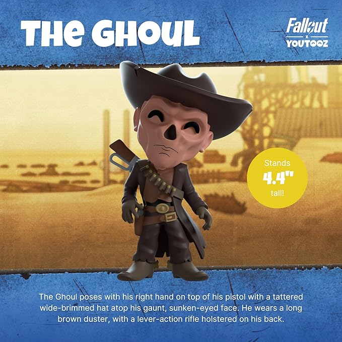 Youtooz Fallout The Ghoul 4.4" Vinyl Figure, Collectible Ghoul