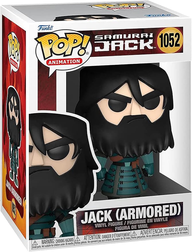 Funko Pop! Animation: Samurai Jack - Armored Jack with Chase (Styles May Vary)