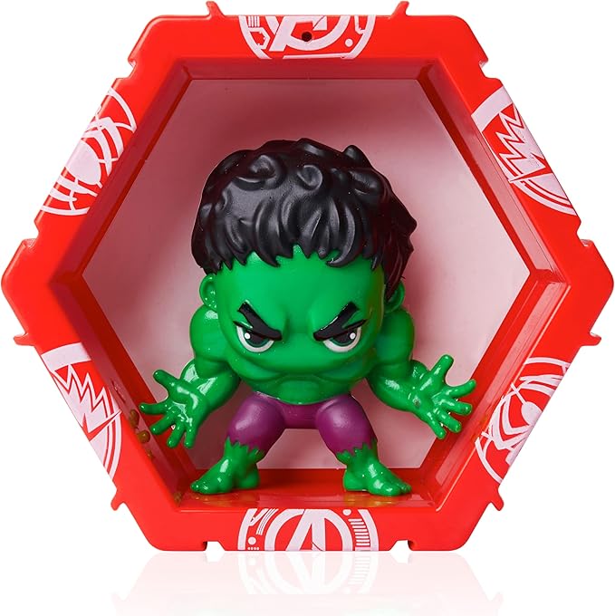 WOW! PODS Avengers Collection - The Incredible Hulk | Superhero Light-Up Bobble-Head Figure | Official Marvel Collectable Toys & Gifts