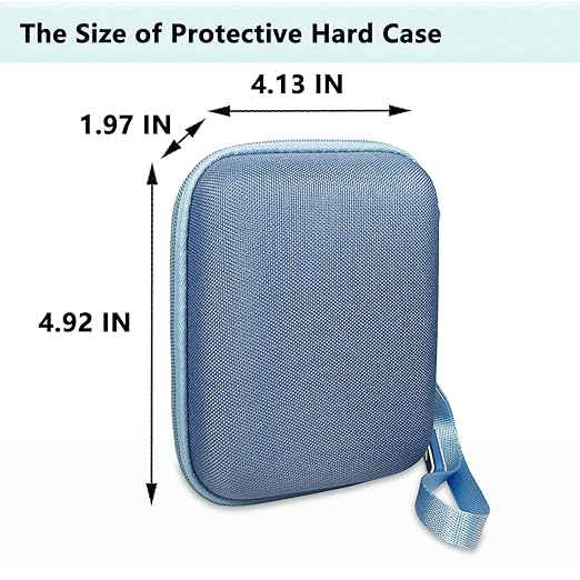 XEGIMOR Hard Carrying Case for Lexibook Disney Stitch Portable Games Console, Protective Storage Box for Lexibook Interactive Stitch Games Console Accessories (Only Case)