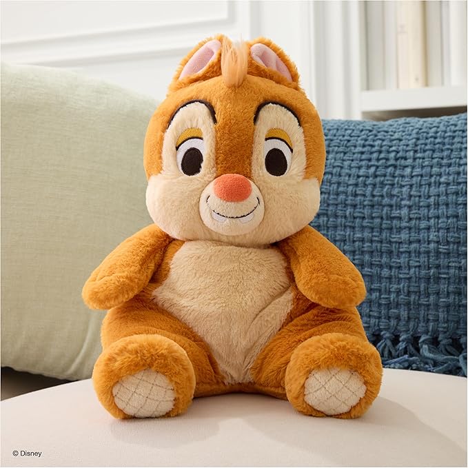 GUND Disney Official Dale Oh So Snuggly Plush, Disney Chip and Dale Plushies, Chipmunk Stuffed Animal for Babies and Infants, Brown, 12.5”