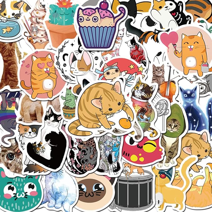 Cat Party Favors Cat Themed Party Supplies Goodie Bag Stuffers Fillers for PET Party Classroom School Reward Gift Prizes Goodie Bags Stuffers