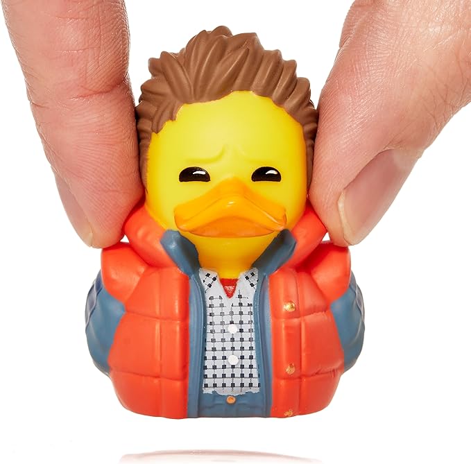 TUBBZ Mini Marty McFly Collectible Vinyl Rubber Duck Figure - Official Back to The Future Merchandise - Retro Action Movies & TV