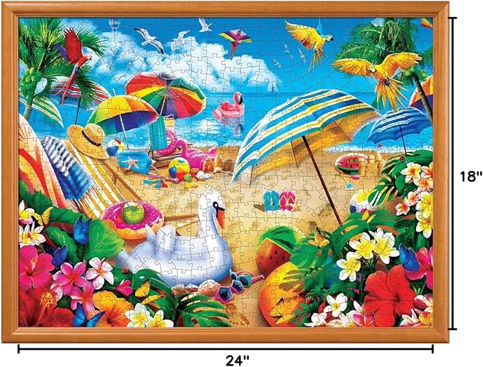 Masterpieces 550 Piece Jigsaw Puzzle for Adults and Family - Weekend Escape - 18"x24"