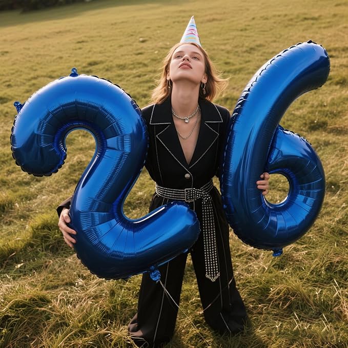 40 Inch Navy Blue Foil Number 6 Foil Balloon 6th 16th 60th 66th Birthday Jumbo Anniversary Corporate Milestone Event Decorations Dark Blue 6 Digit Birthday Party