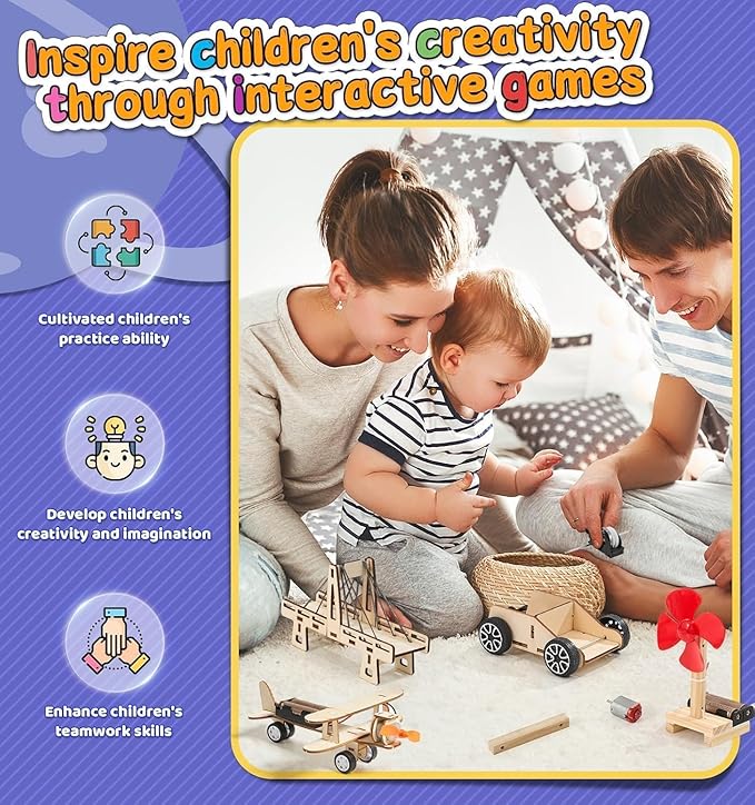 24 Pcs Party Favors for Kids Age 6-10, Treasure Box Toy Stem Kit Party Favors Science STEM Kits for Boys girls Age 6 7 8 9 10 12 Classroom Giveaways, Carnival Prizes, Birthday Treats, Party Supplies