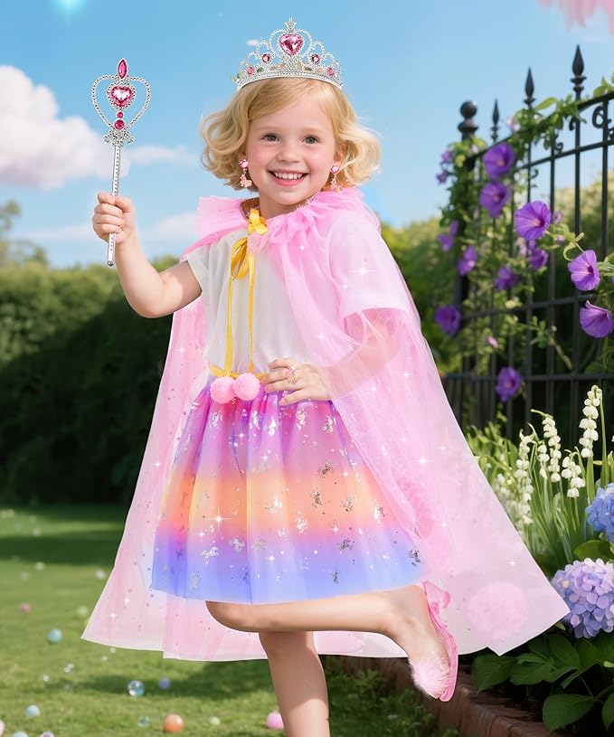 Princess Dress Up Toys Jewelry Boutique, Girls Dress Up Shoes Role Play Gifts, Pretend Play Clothes Accessories With Princess Mermaid Theme Costumes Birthday Party Favors For Little Girls Aged 3 4 5 6