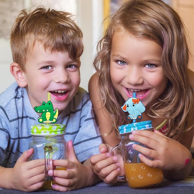 Jungle Safari Party Favors Set Wild Animals Set for Kids Birthday Gifts, Wild Theme Party favors for Kids Birthday Party Baby Shower Goodie Bag Fillers Jungle Safari Party Supplies (Animal)