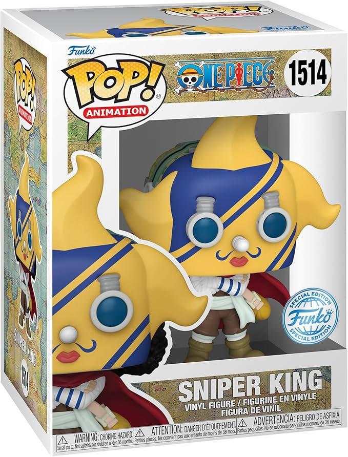 Funko Pop! Animation: One Piece - Sniper King #1514, Chalice Collectibles Exclusive, Vinyl Figure