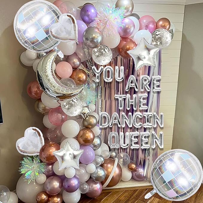 38 PCS You are the Dancing Queen Decoration Mamma Mia Party Decorations You are the Dancing Queen Balloons You are the Dancing Queen Banner 70s Disco Decoration Dancing Queen Party Supplies