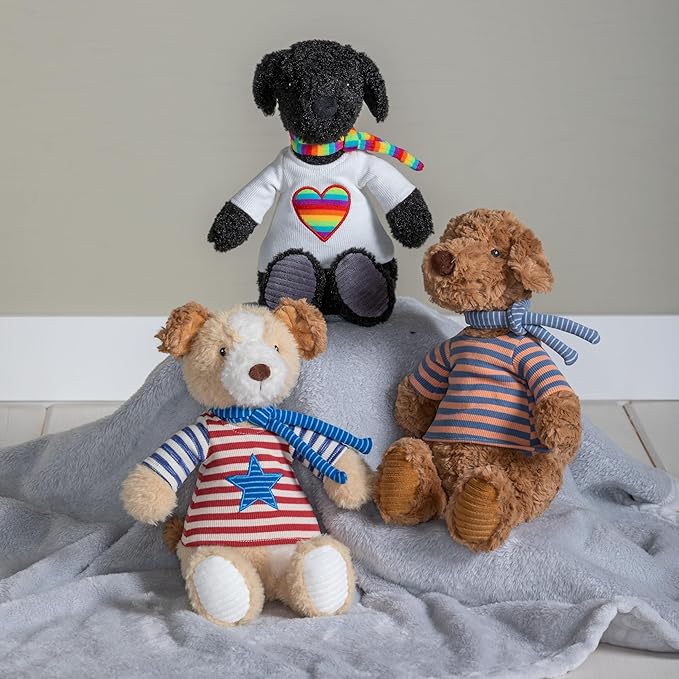 Mary Meyer Stuffed Animal Plush Soft Toy, 12-Inches, Asher Tails Dog
