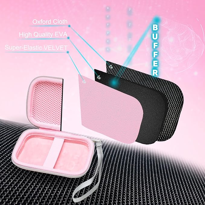 XANAD Kids Smart Phone Case for Joozfee/Kikapabi/Dancingcow/Prysyedawn, Learning Toys Holder for Toddler Play Cell Phone, SD Card, Lanyard and Cable Accessories - Pink(Case Only)