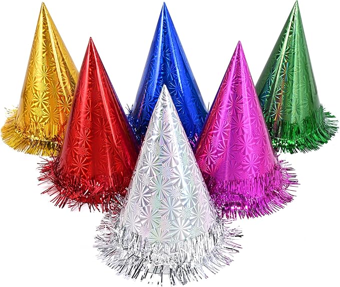 CANREVEL Party Hats for Adults, Party Supply for Party Decorations, Party Headwear for Birthday Celebration for Women Men