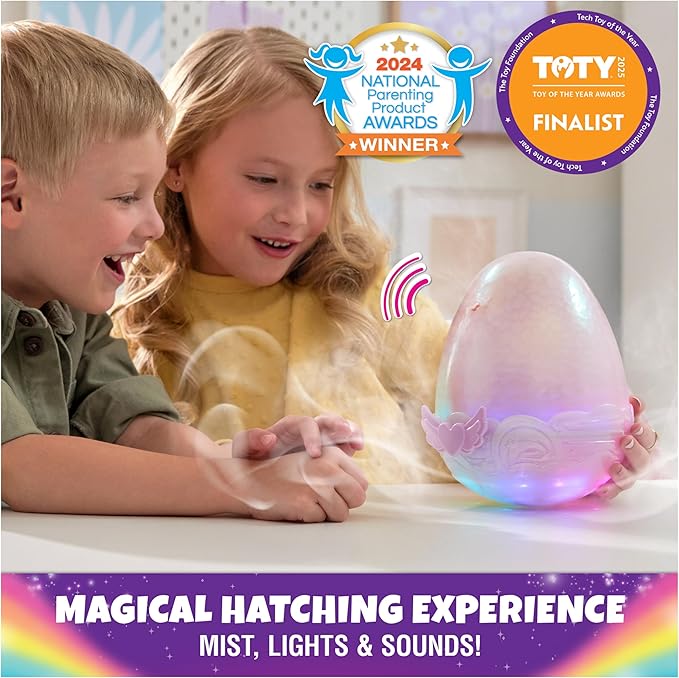 Hatchimals Alive, Mystery Hatch Tigrette, Surprise Interactive Toy & Egg with Mist, Lights & Sounds (Styles May Vary), Kids Toys for Girls & Boys
