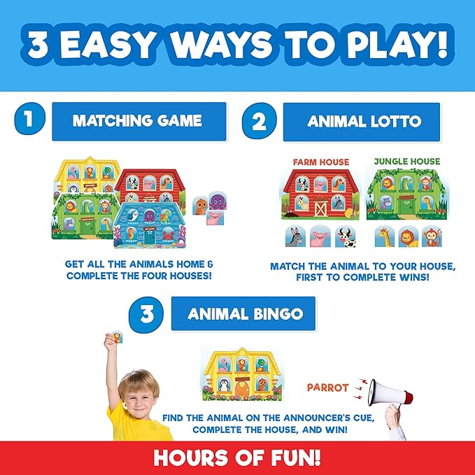 Doctor Jupiter Who's in The House Game | Toys for Ages 2-4 | Birthday Gift for 2 Year Old Boys and Girls | Toddler Toys for 2-3-4 Year Old | Learning & Education Toys