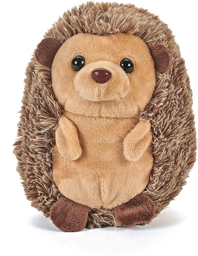 The Petting Zoo Hedgehog Stuffed Animal Plushie, Gifts for Kids, Wild Onez Babiez Wildlife Animals, Hedgehog Plush Toy 6 inches