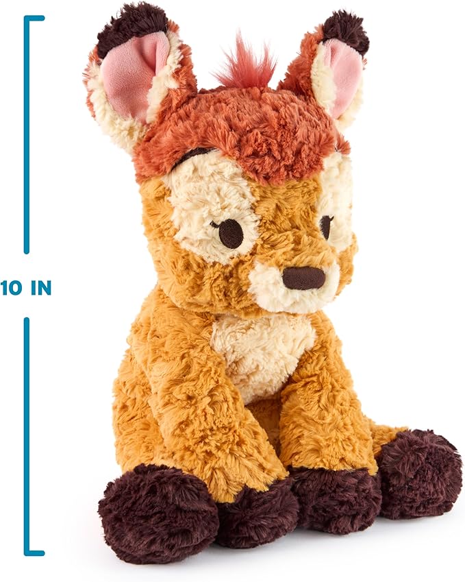 GUND Disney Official Bambi Plush, Disney Cozys Collection, Bambi Toys, Deer Stuffed Animal for Ages 1 and Up, Brown, 10”