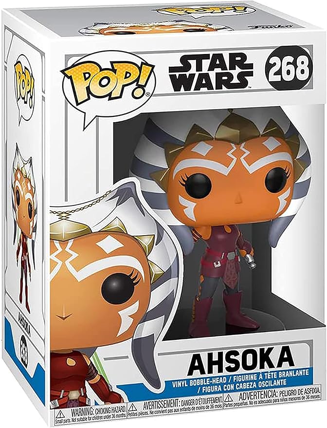 Funko POP!: Star Wars: Clone Wars: Ahsoka Tano - Collectible Vinyl Figure - Gift Idea - Official Merchandise - for Kids & Adults - TV Fans - Model Figure for Collectors and Display