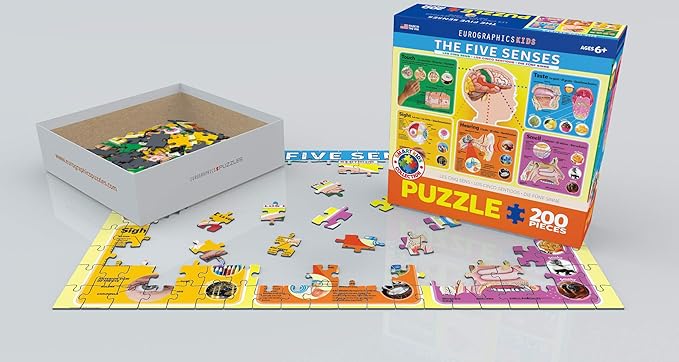 EuroGraphics Five Senses Jigsaw Puzzle (200-Piece)