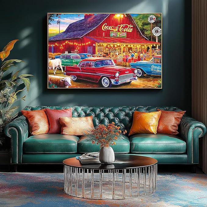 300 Piece Jigsaw Puzzle for Adults – Night Car Life - Challenging Puzzle Game, Unique Artwork, Gift for Birthday, Home Decor, Fun for Family Entertainment(20.5" x 15")