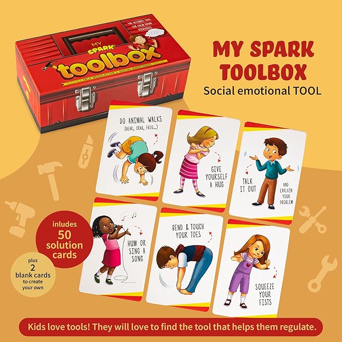 Feelings and Emotions Cards Toolbox, Social Emotional Learning, Calming Corner, Social Skills, Autism Homeschooling Therapy Materials