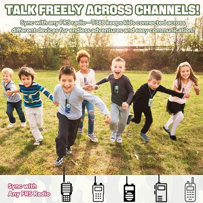 Vvinca Walkie Talkies for Kids 5 Packs