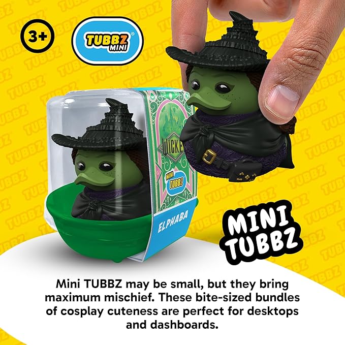 TUBBZ Mini: Fallout TV - Lucy Maclean Cosplaying Rubber Duck Vinyl Figure – Official Collectible for Fans of Fallout TV