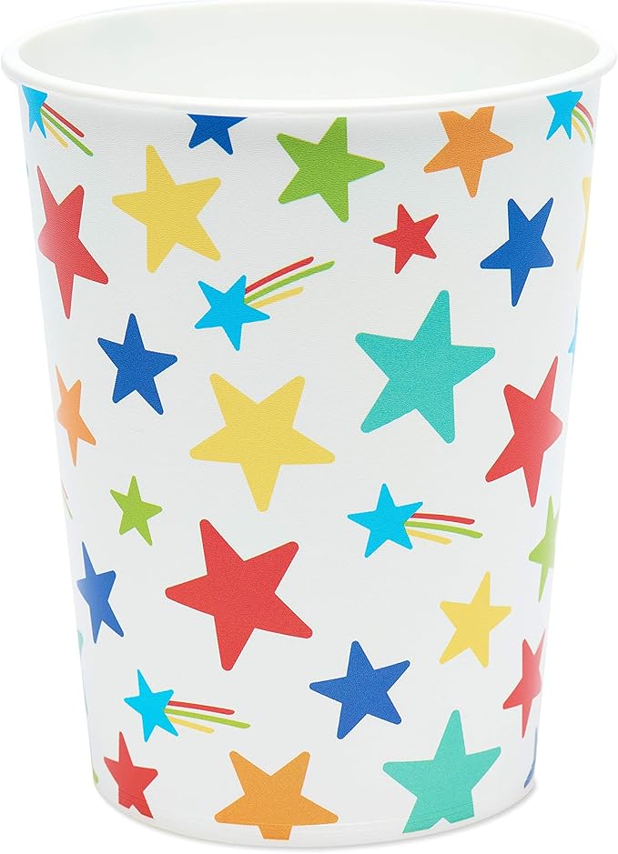 American Greetings Rainbow Party Supplies, Star 16 oz. Cups (8-Count)