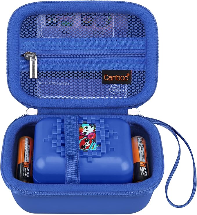 Canboc Hard Carrying Case for Bitzee Disney/Bitzee Magicals/Bitzee Interactive Toy Digital Pet, Virtual Electronic Pets Kids Toys Storage Bag, Dark Blue (Case Only)