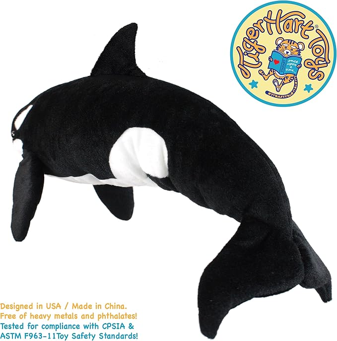 Octavius The Orca Blackfish - 28 Inch Stuffed Animal Plush